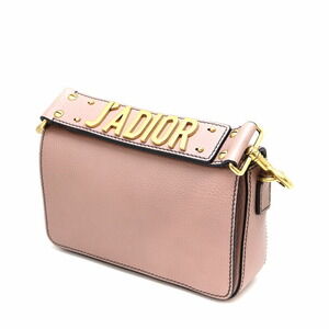 DIOR JADIOR Clutch Bag Handbag Leather Pink